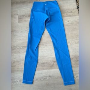 Lululemon Wunder Under leggings; color: Poolside - size 6